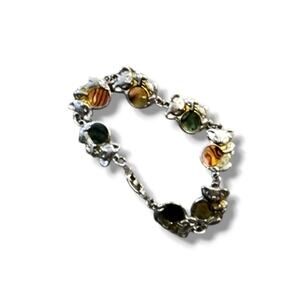 Vintage Koala Bear Links and Silver Bracelet